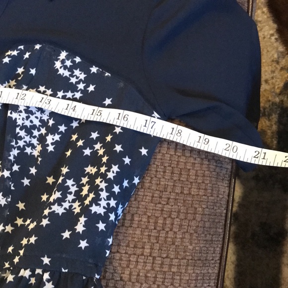 EUC  Princess Vera Wang Sheer Star Spangled Vintage Dress Size 7 - Picture 9 of 16